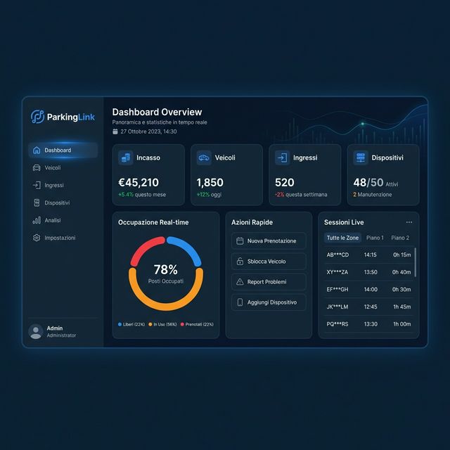Dashboard ParkingLink