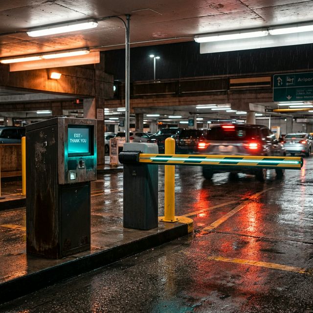 Uscita notturna con barriera